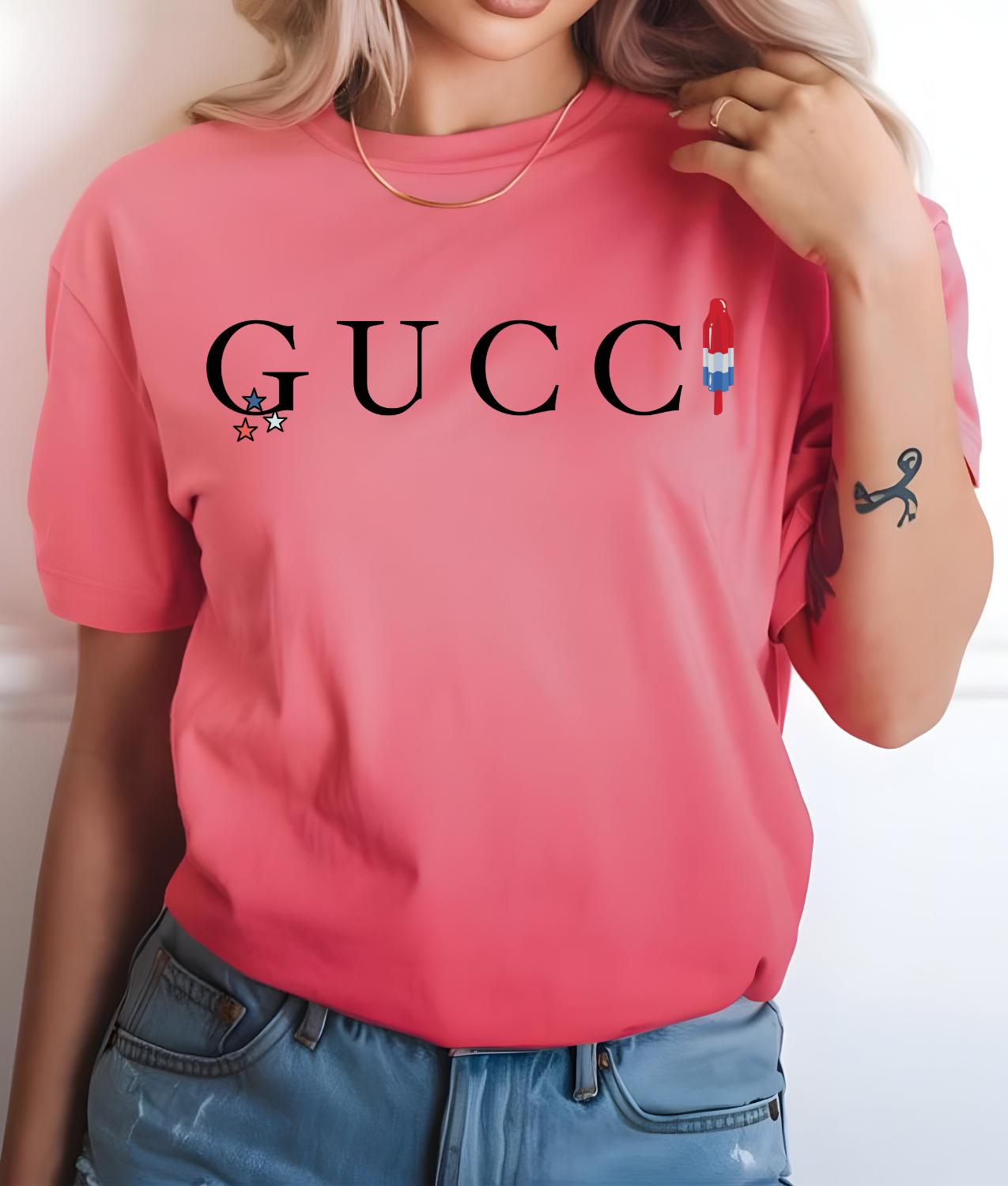 The 4th is Gucci DTF Transfer