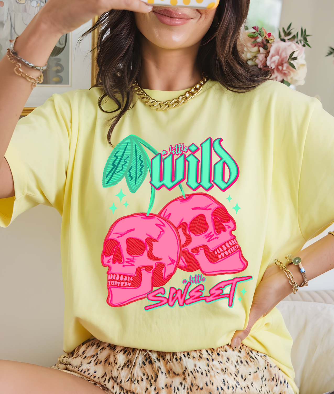 A Little Wild A Little Sweet DTF Transfer