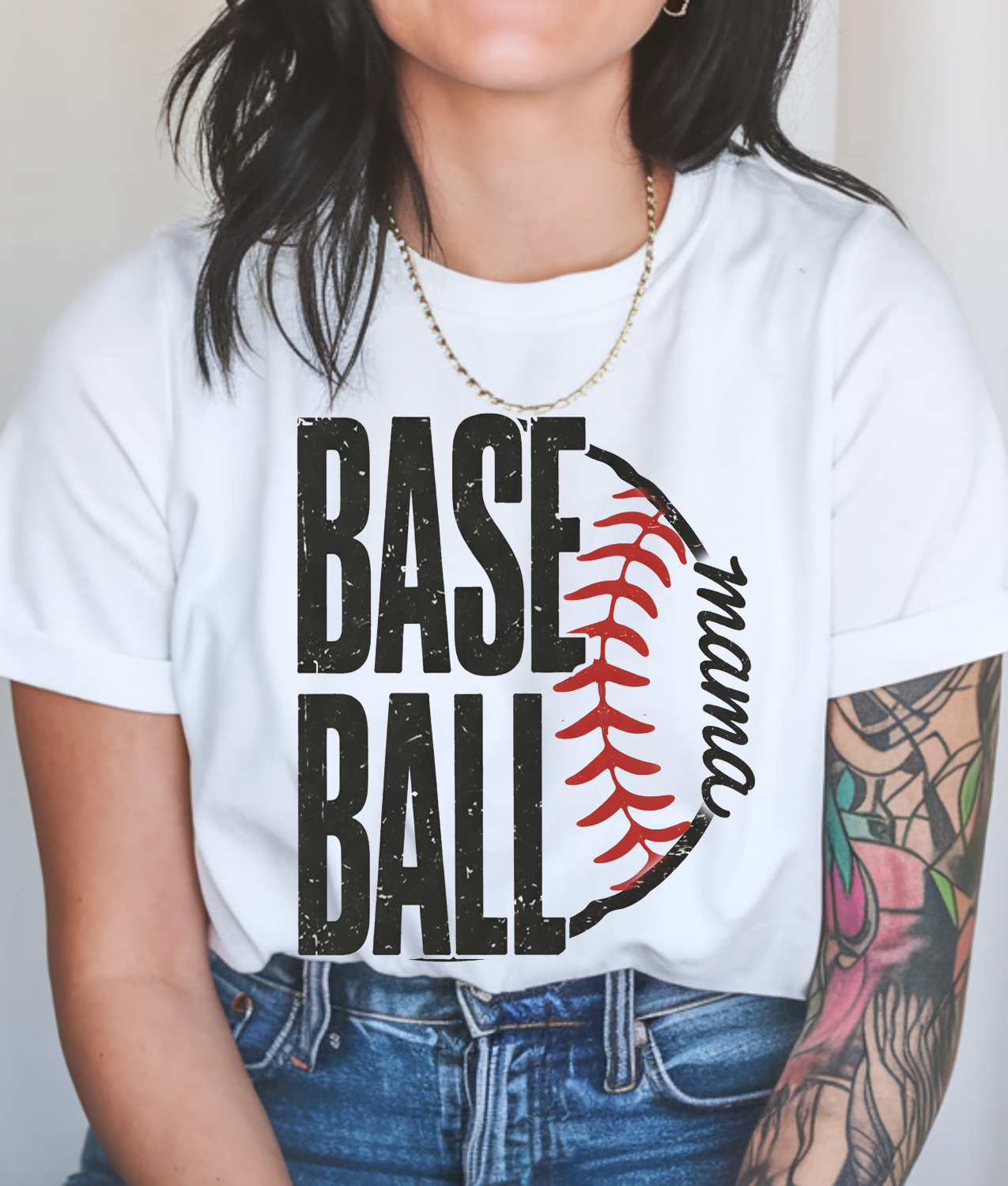 Baseball Mama DTF Transfer