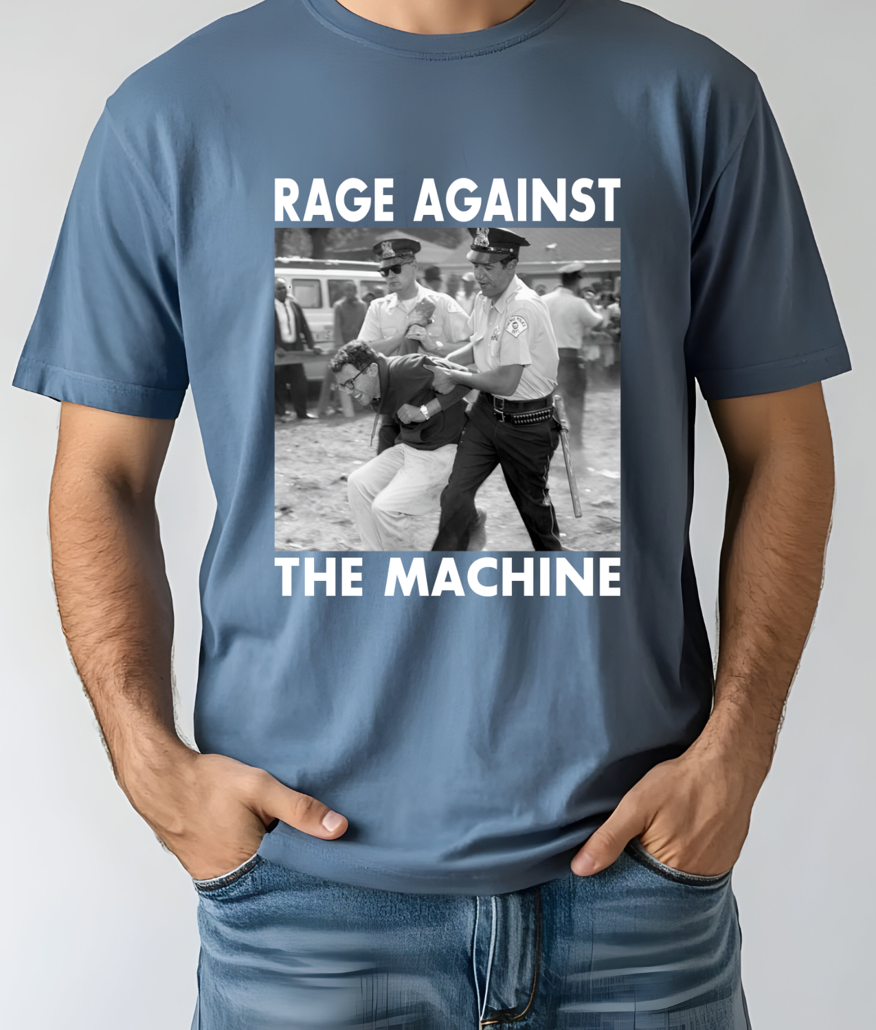Bernie Rage Against the Machine DTF Transfer