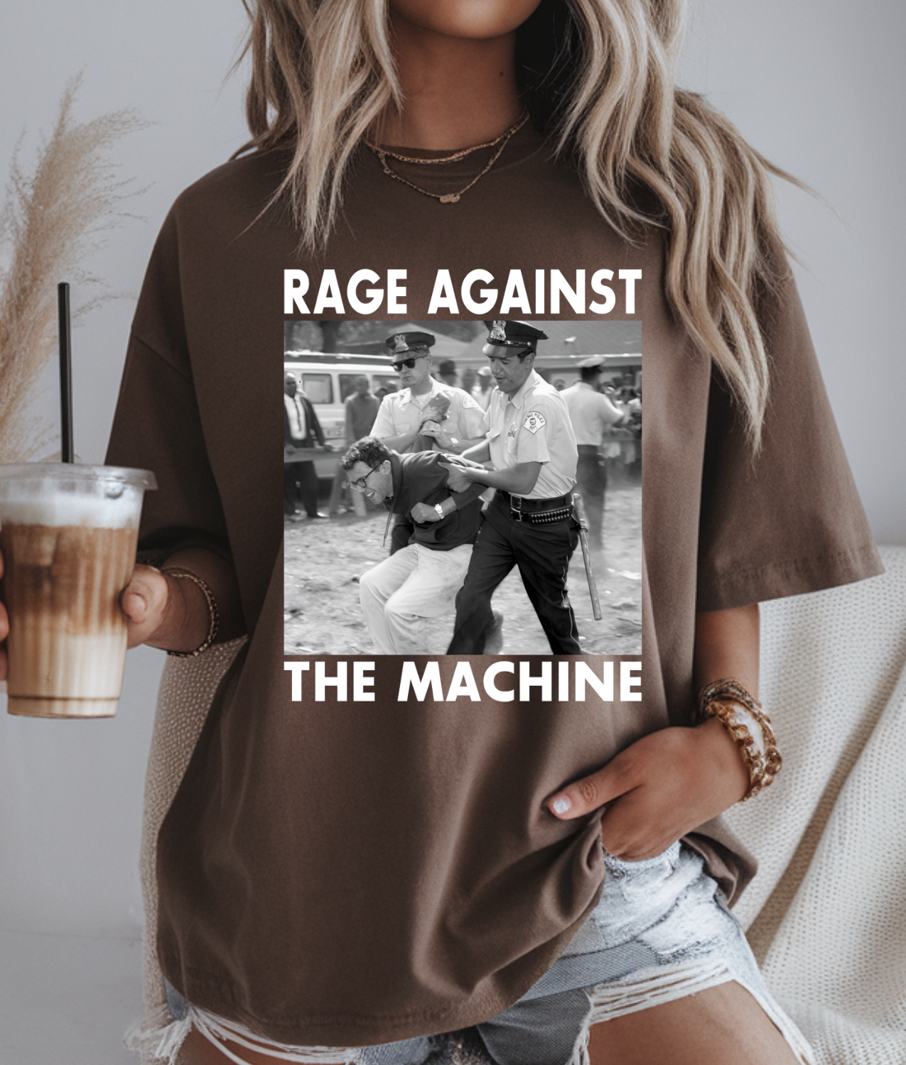 Bernie Rage Against the Machine DTF Transfer