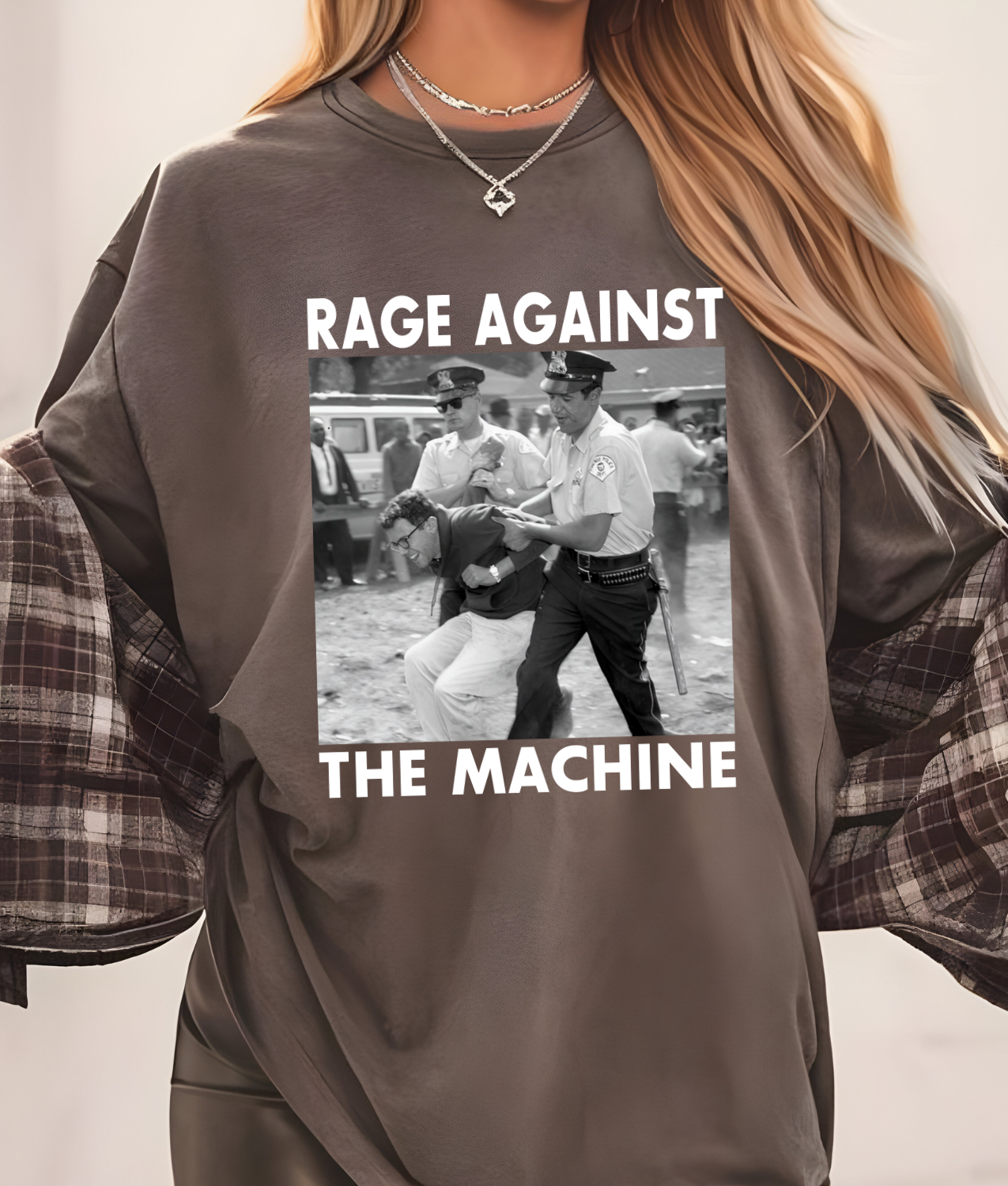 Bernie Rage Against the Machine DTF Transfer