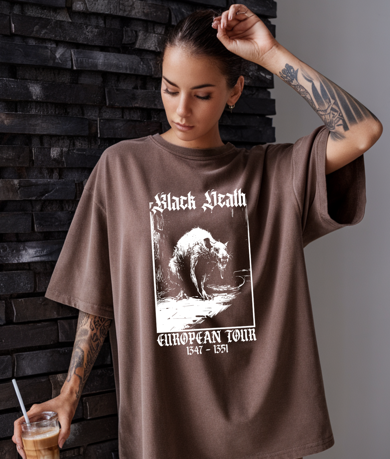 Black Death DTF Transfer