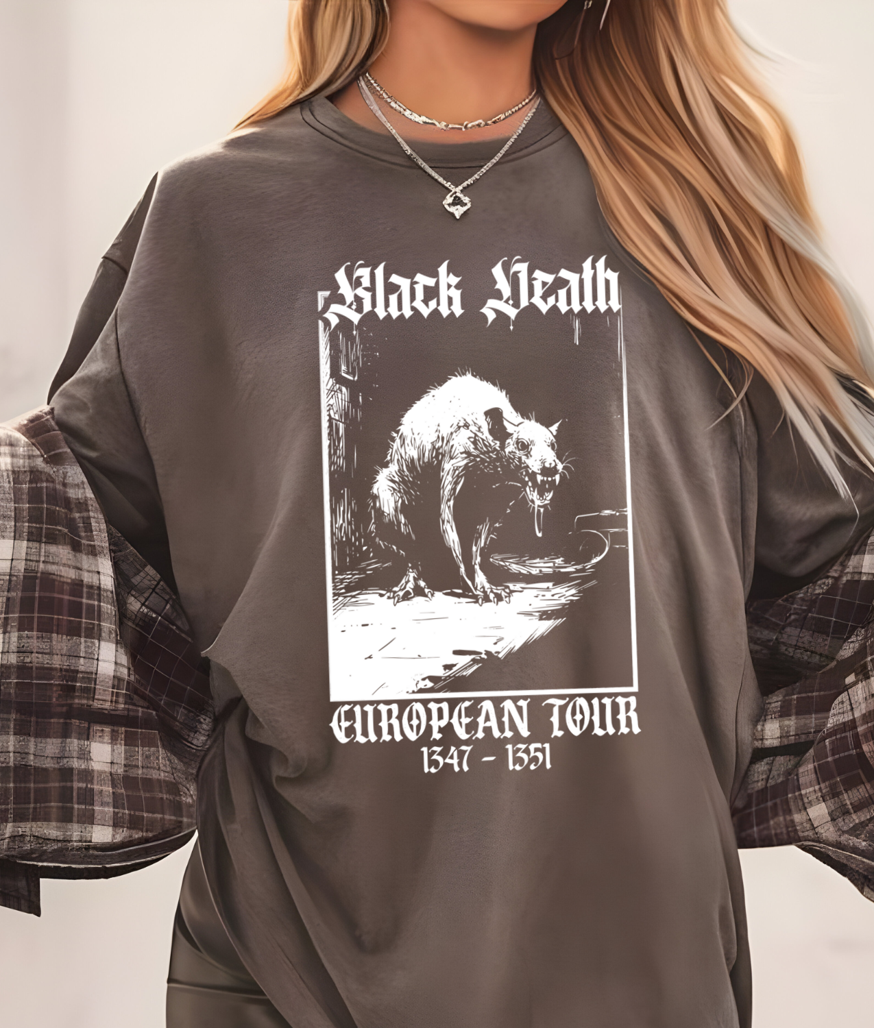 Black Death DTF Transfer