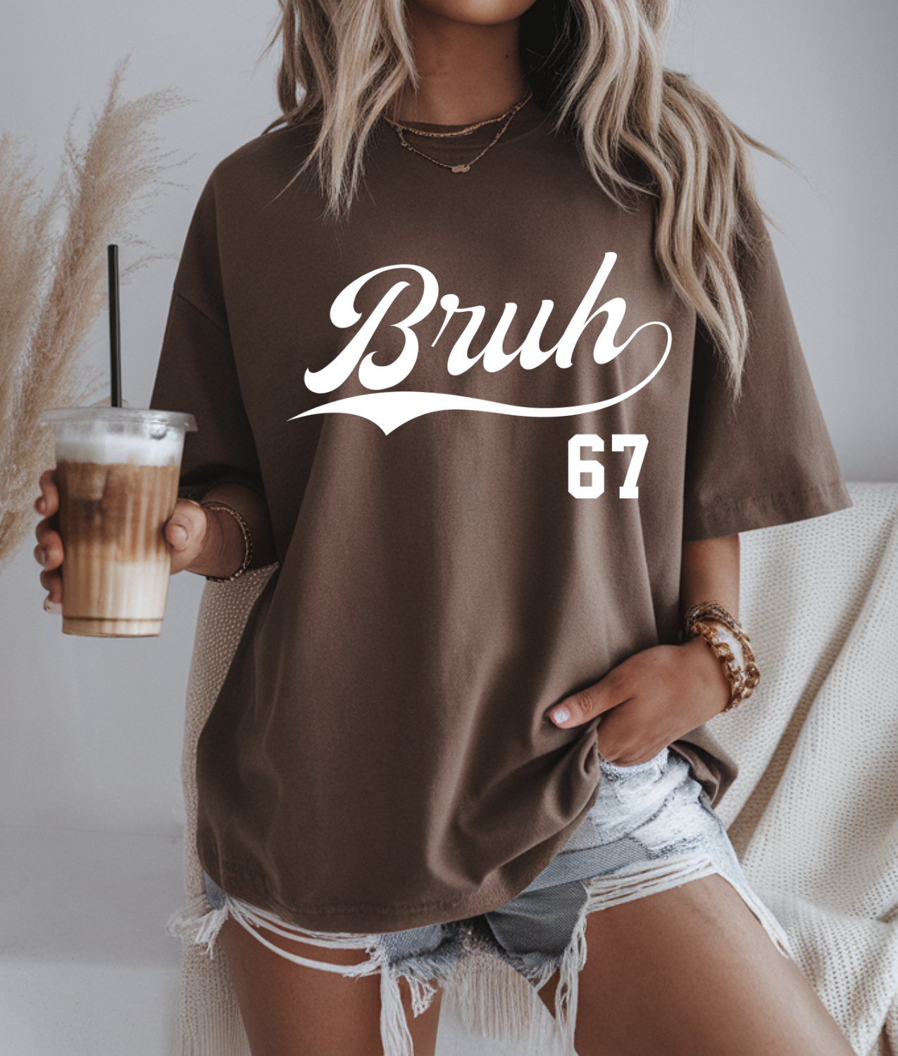 Bruh 67 - White DTF Transfer