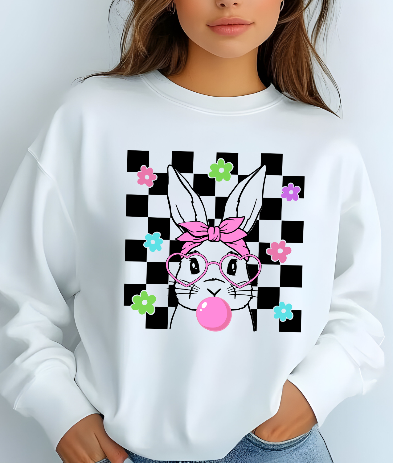 Bubble Gum Bunny DTF