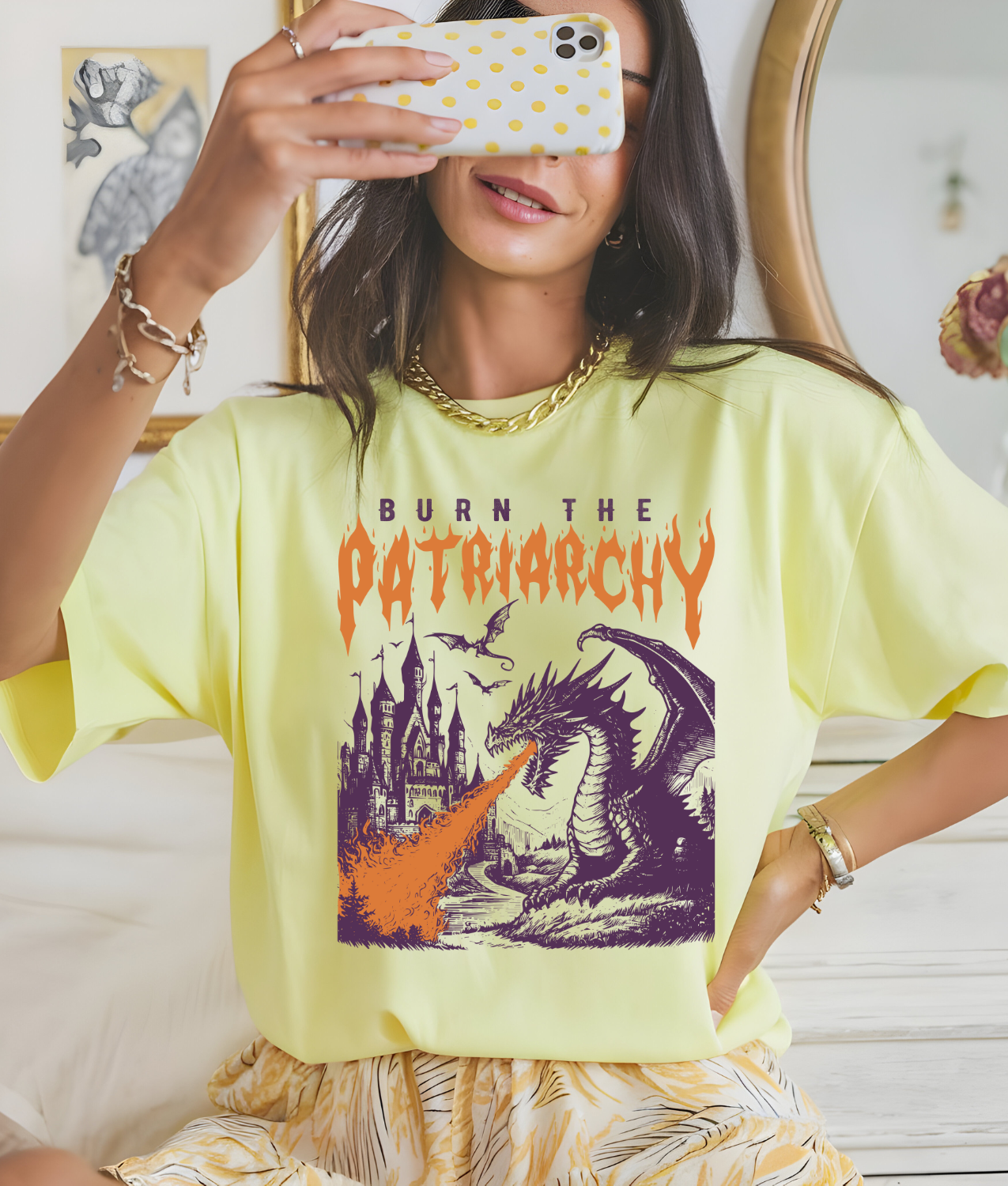 Burn the Patriarchy DTF Transfer
