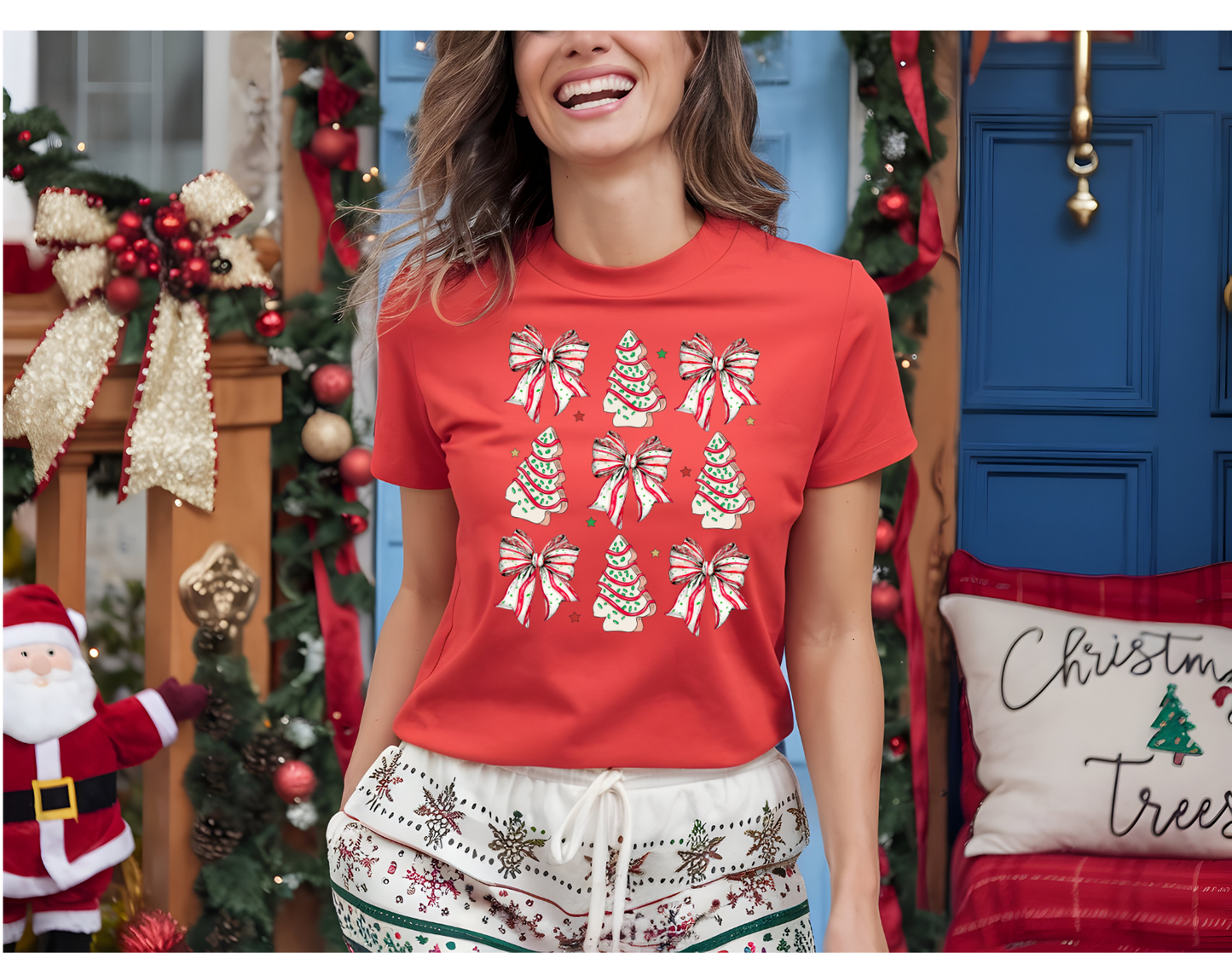 Coquette Christmas Cakes DTF