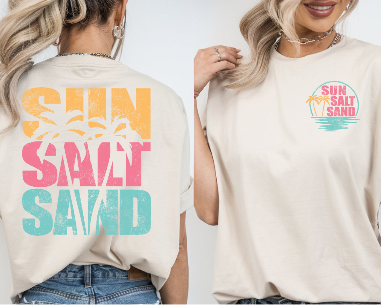 Distressed Sun Salt Sand DTF POCKET INCLUDED