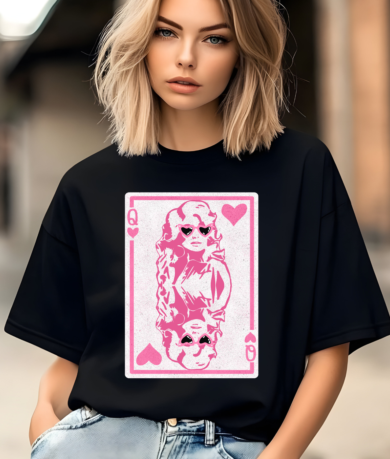 Dolly Queen of Hearts DTF