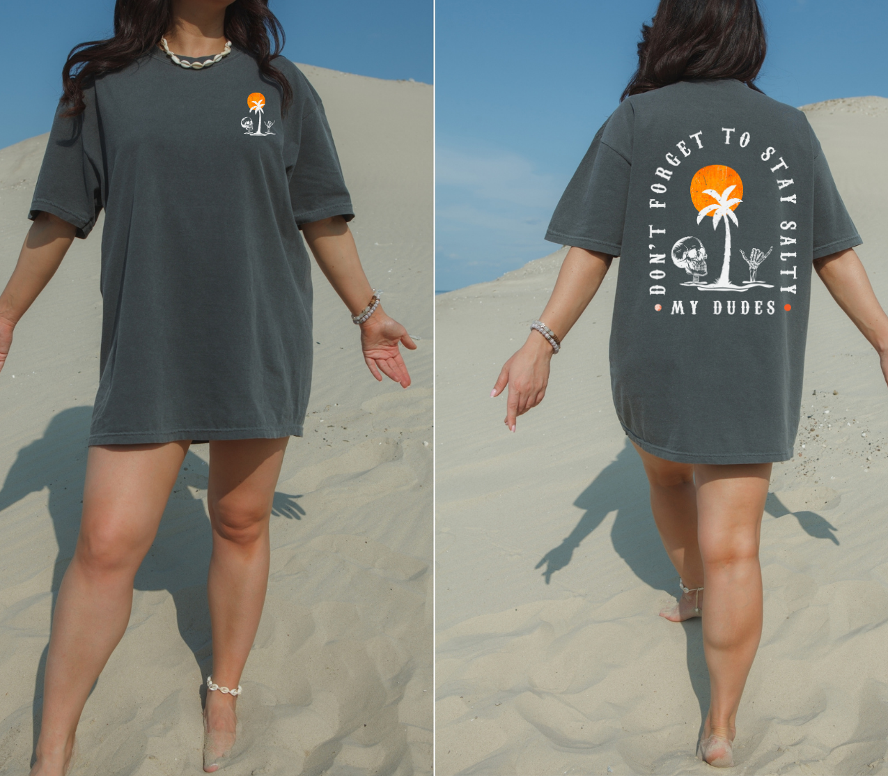 Don't Forget To Stay Salty My Dudes DTF Transfer POCKET INCLUDED