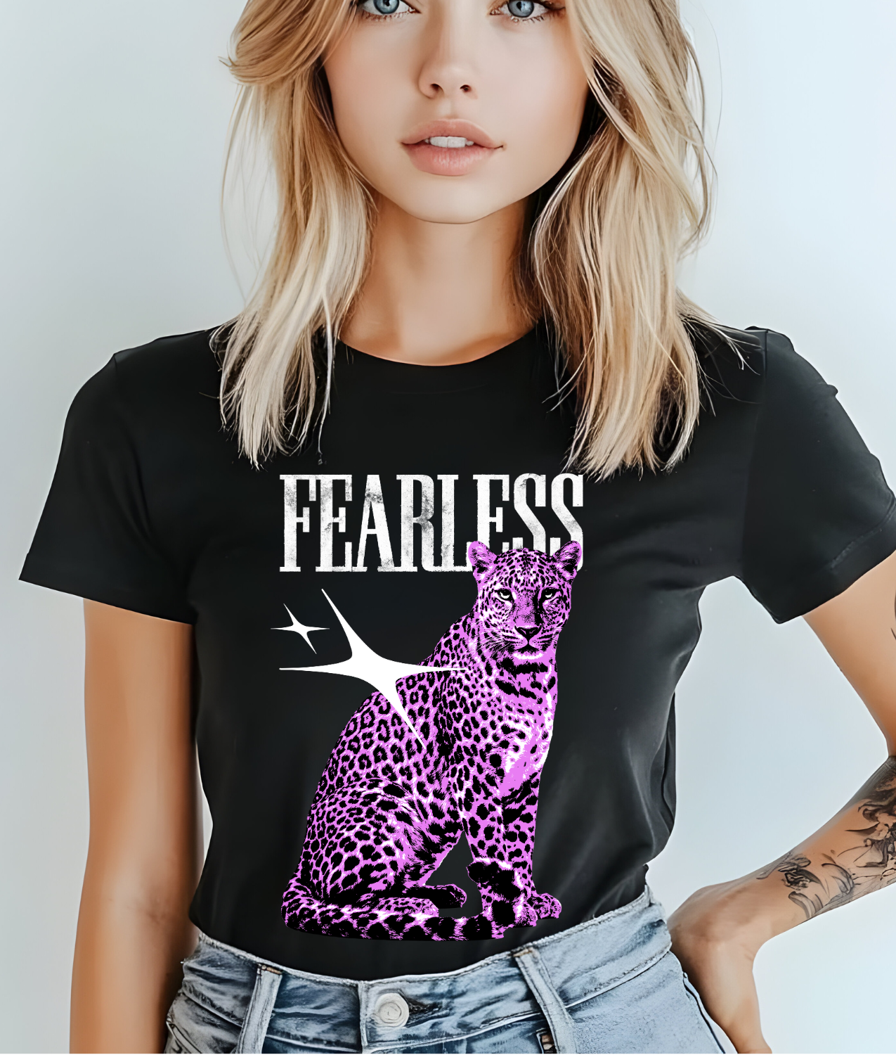 Fearless Leopard DTF Transfer