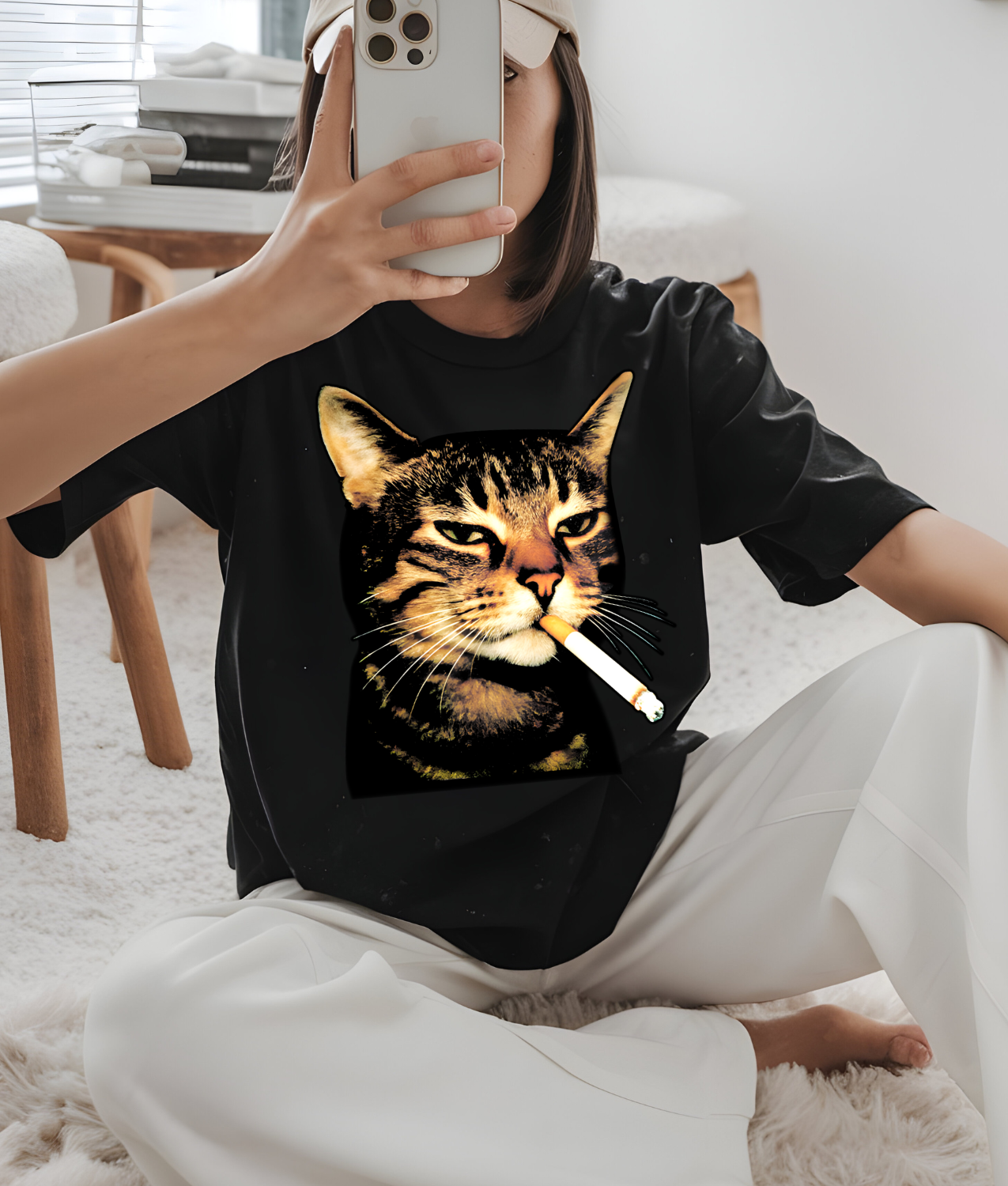 Fed Up Cat Meme DTF Transfer