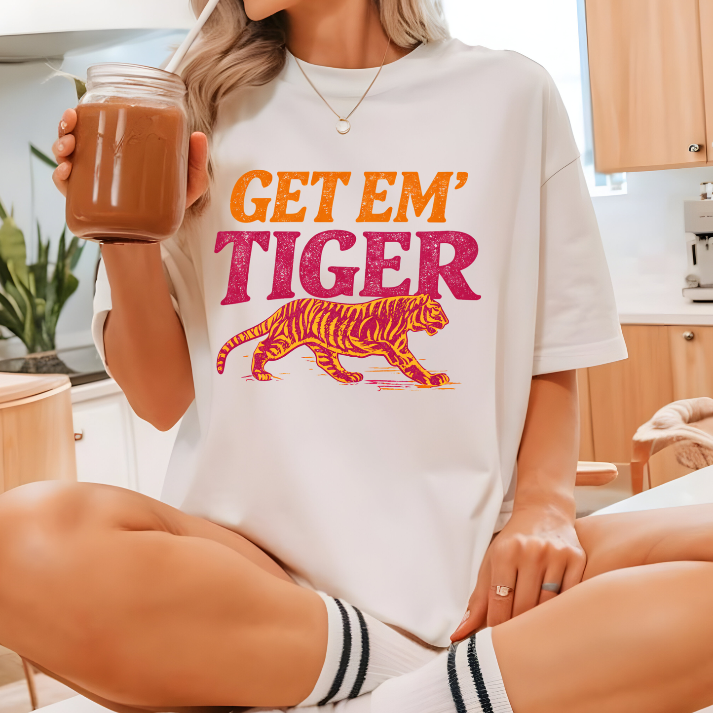 Get Em Tiger DTF Transfer