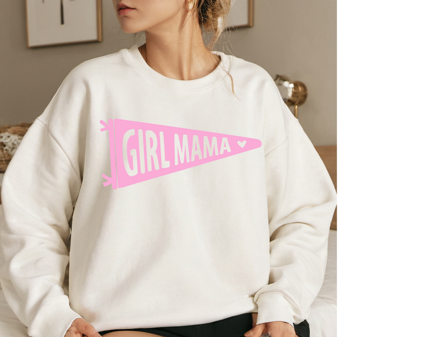 Girl Mama Pennant DTF