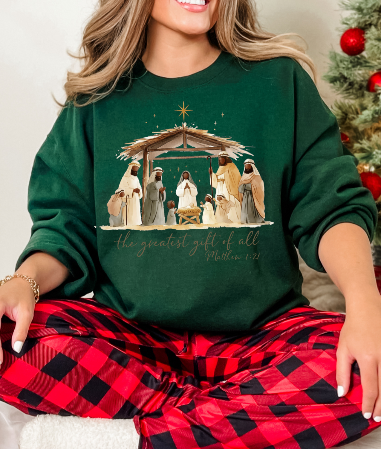 Greatest Gift of All Nativity DTF Transfer