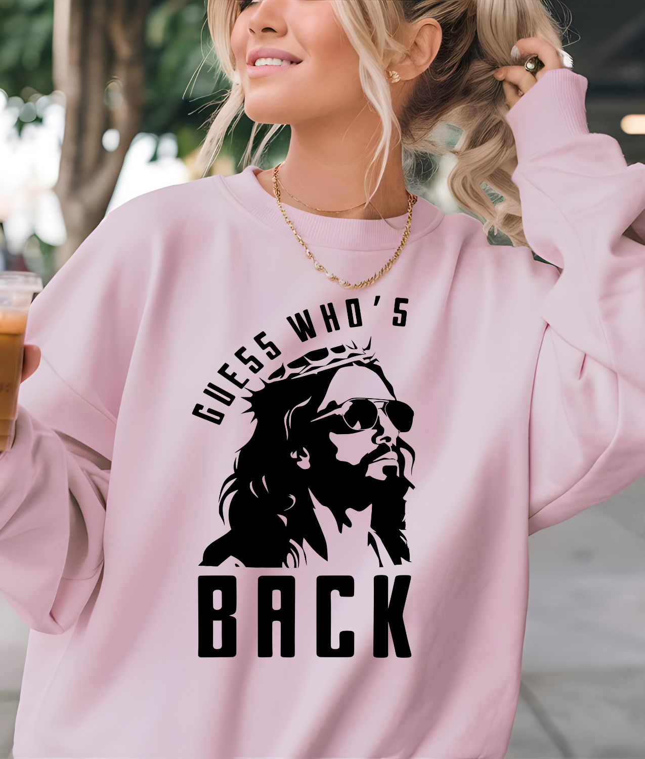 Guess Who's Back Single Color Screen Print - Black Ink