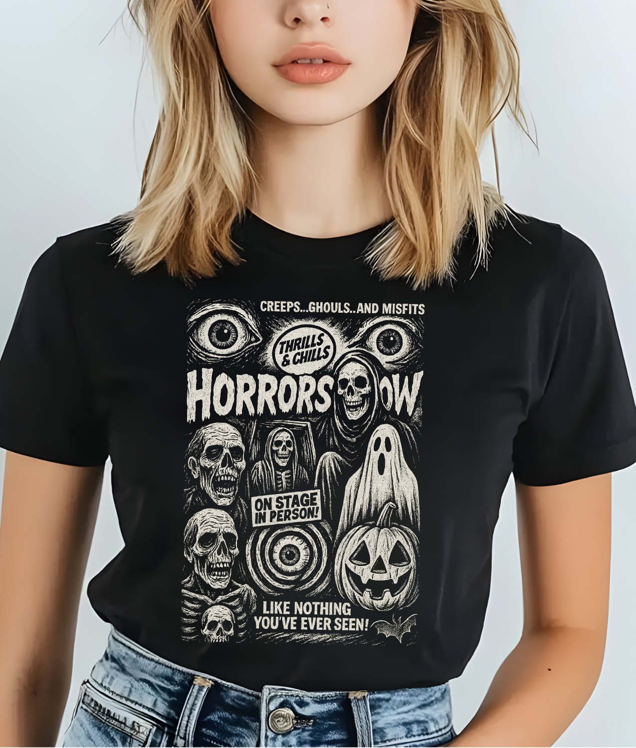 Horror Show DTF Transfer - FOR BLACK GARMENTS ONLY