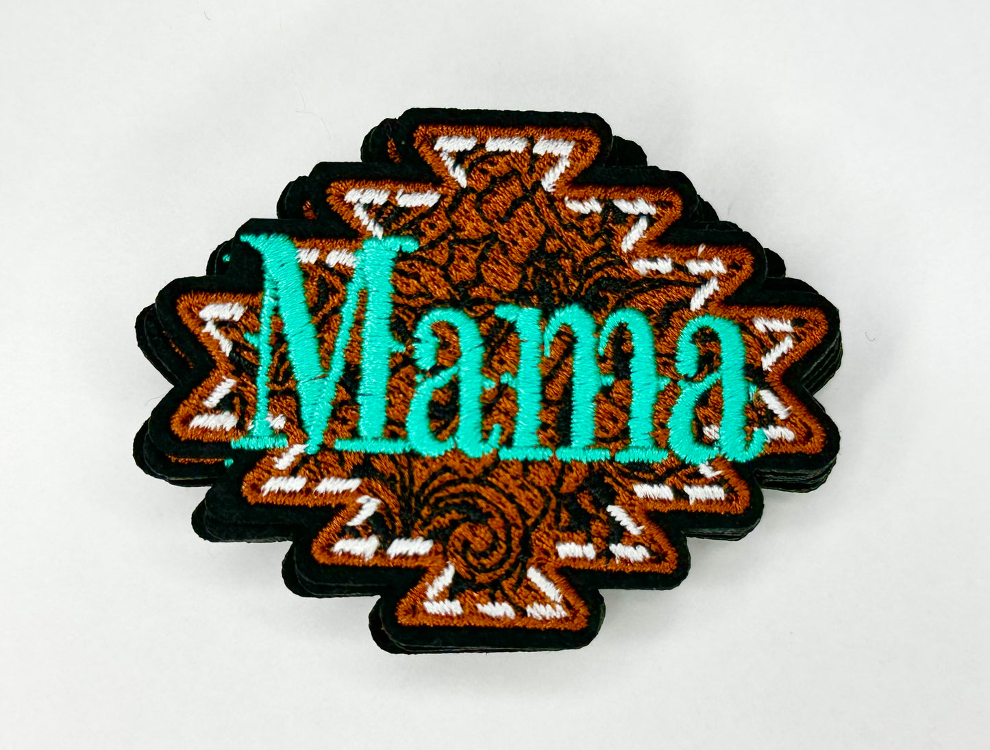 Western Mama SMALL Embroidered Patch