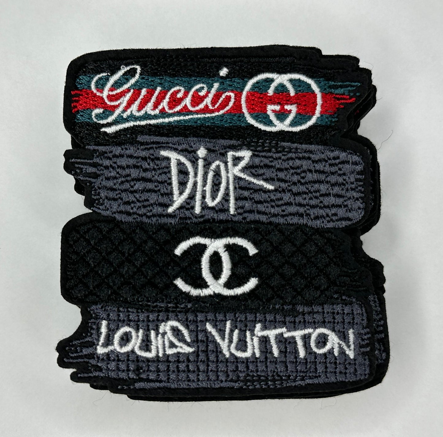 Designer Black SMALL Embroidered Patch