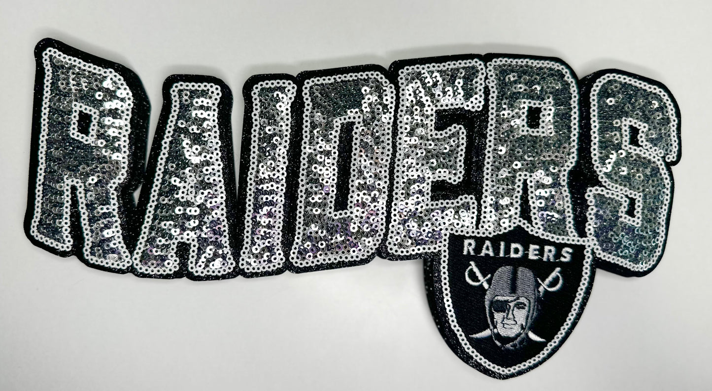 Raiders Sequin Patch