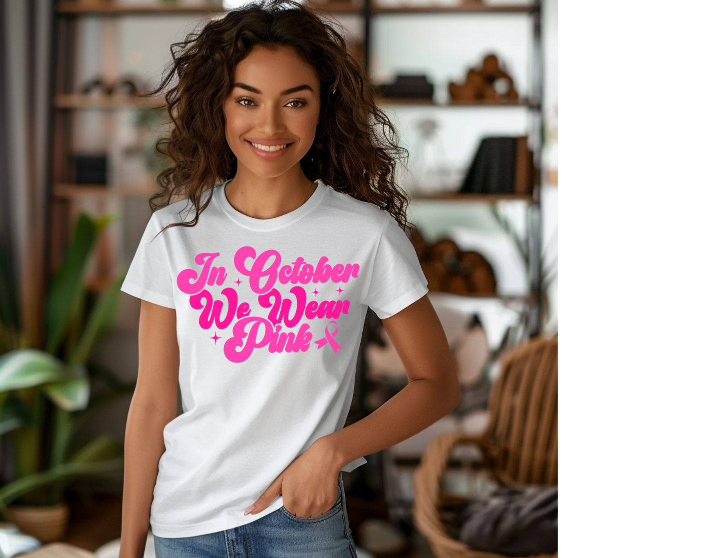 In October We Wear Pink DTF