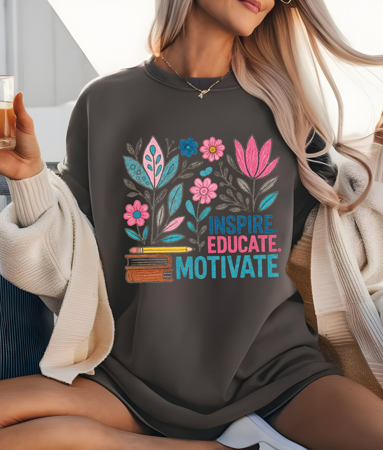 Inspire Educate Motivate DTF