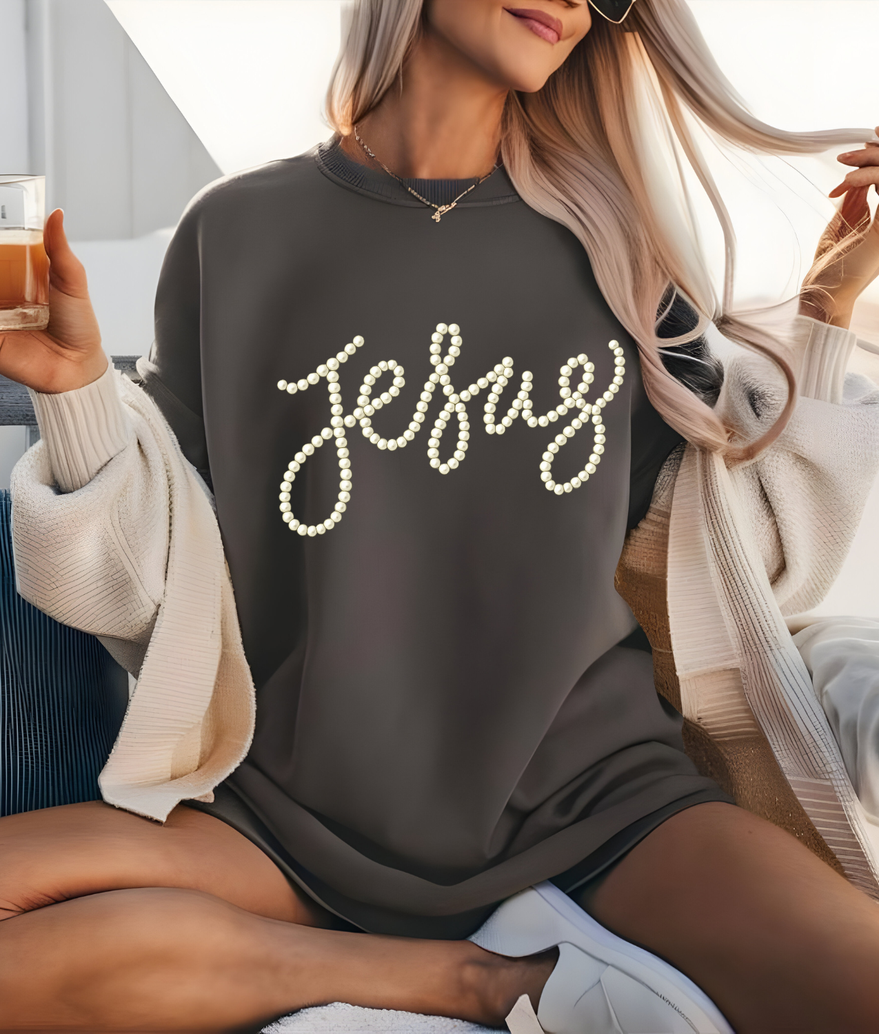 Jesus Pearls DTF Transfer