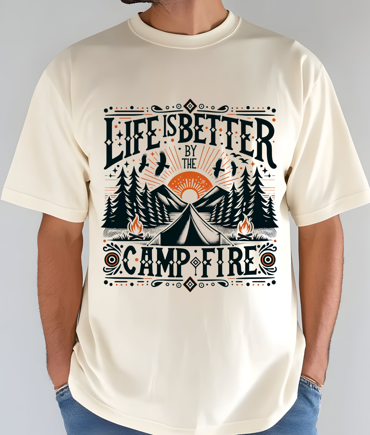 Life is Better By The Camp Fire DTF Transfer
