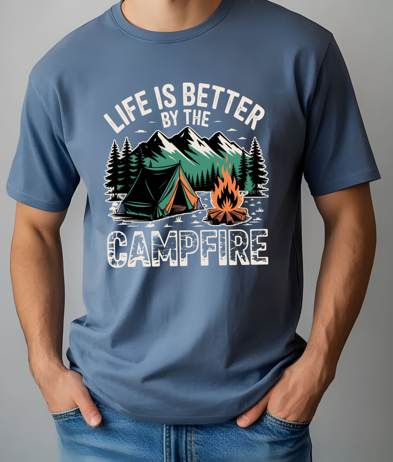 Life is Better by the Campfire DTF Transfer
