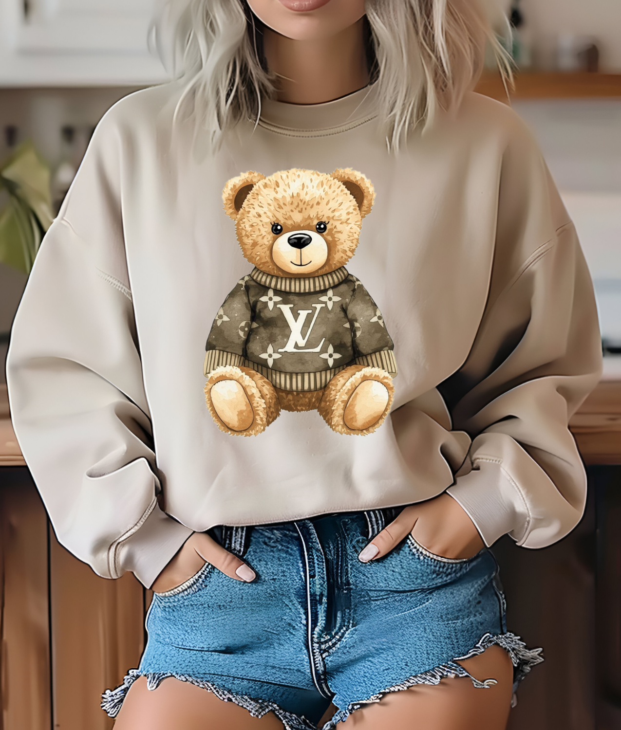 Luxury Teddy DTF Transfer