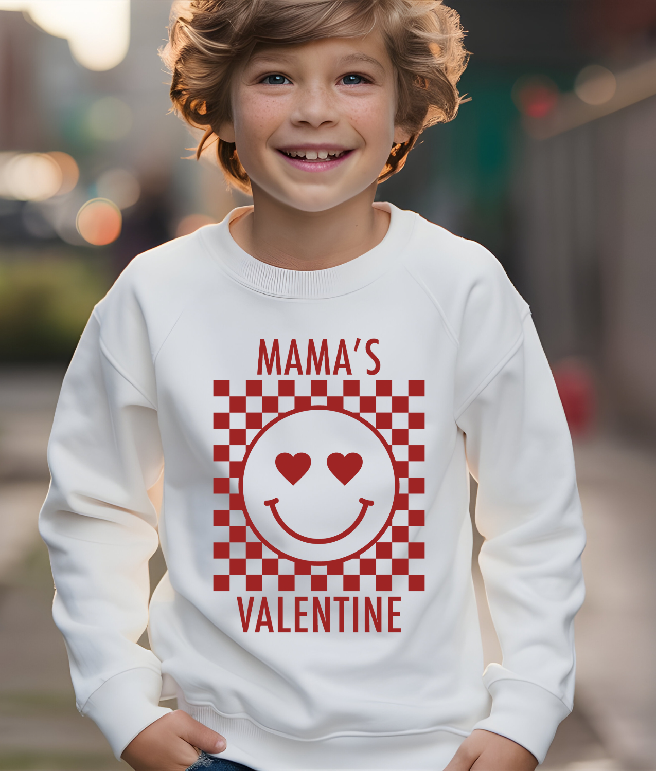YOUTH Mamas Valentine Single Color Screen Print - Red Ink