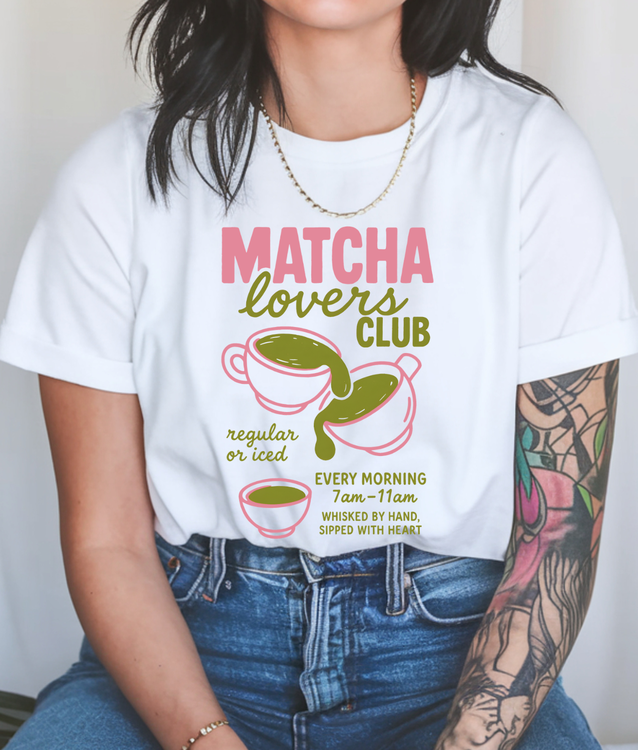Matcha Lovers Club DTF Transfer