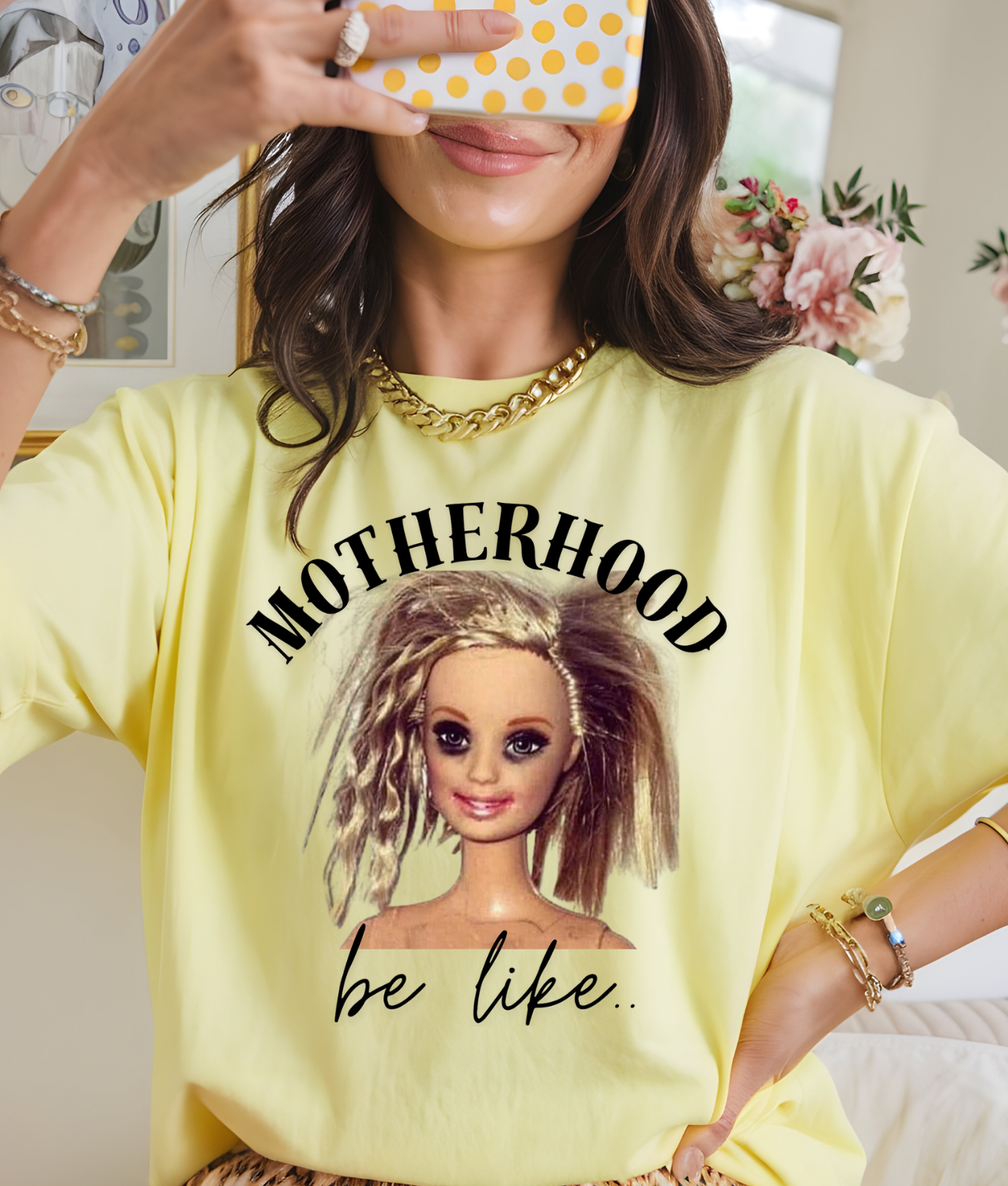 Motherhood Be Like DTF Transfer