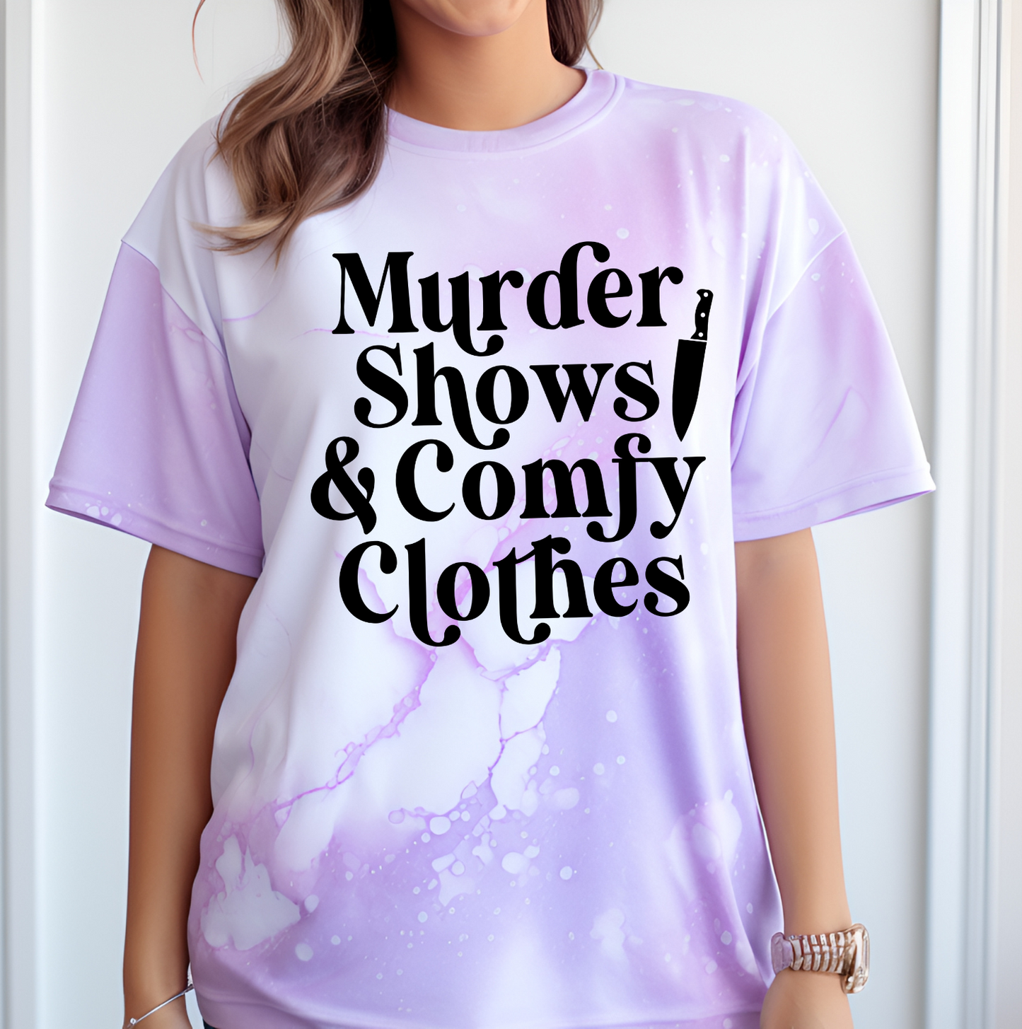 Murder Shows & Comfy Clothes DTF