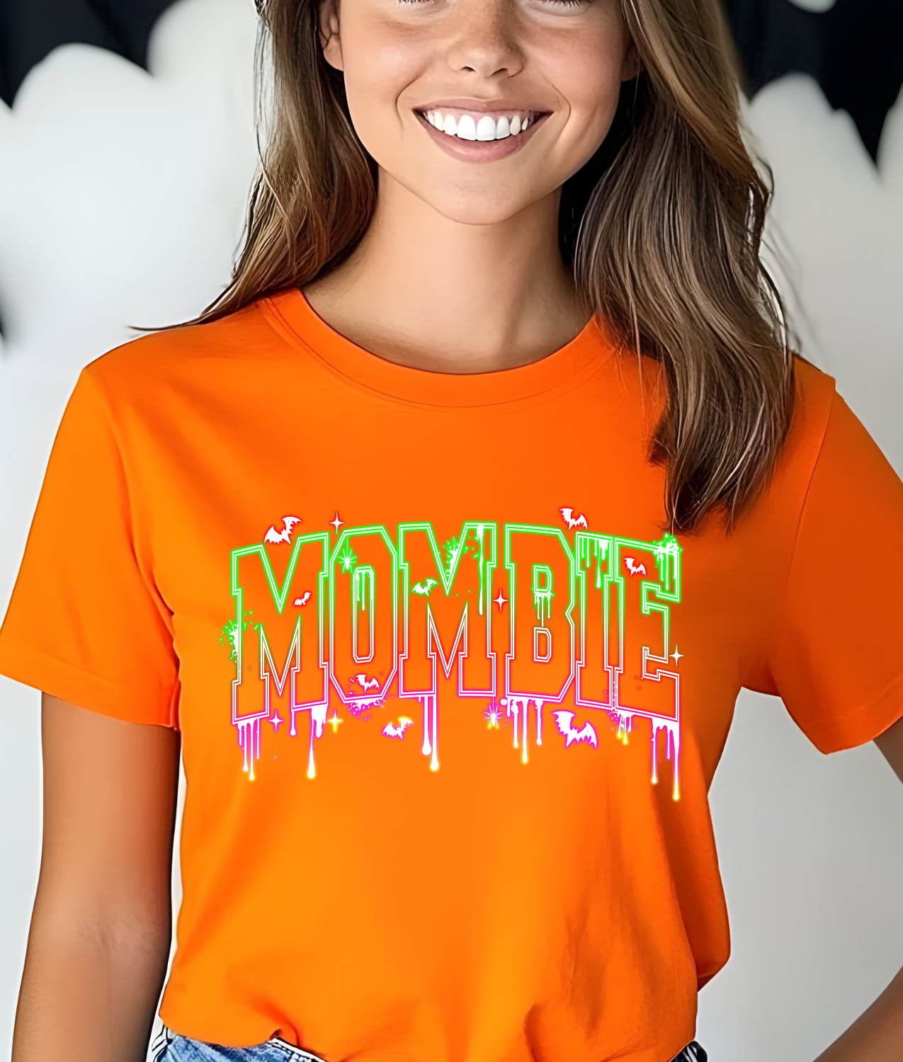 Neon Mombie DTF Transfer