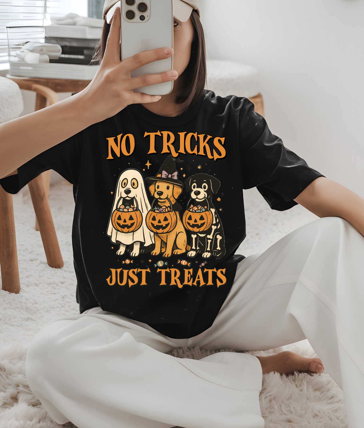 No Tricks Just Treats DTF Transfer