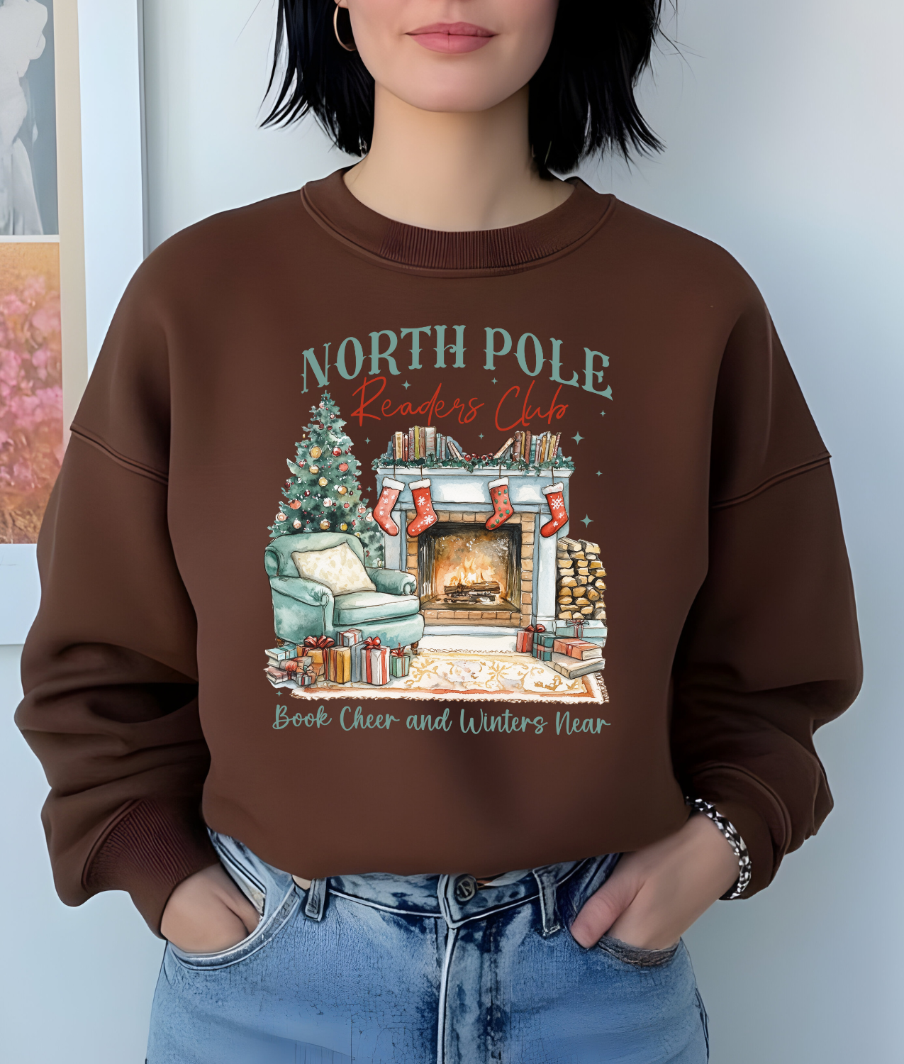 North Pole Readers Club DTF Transfer