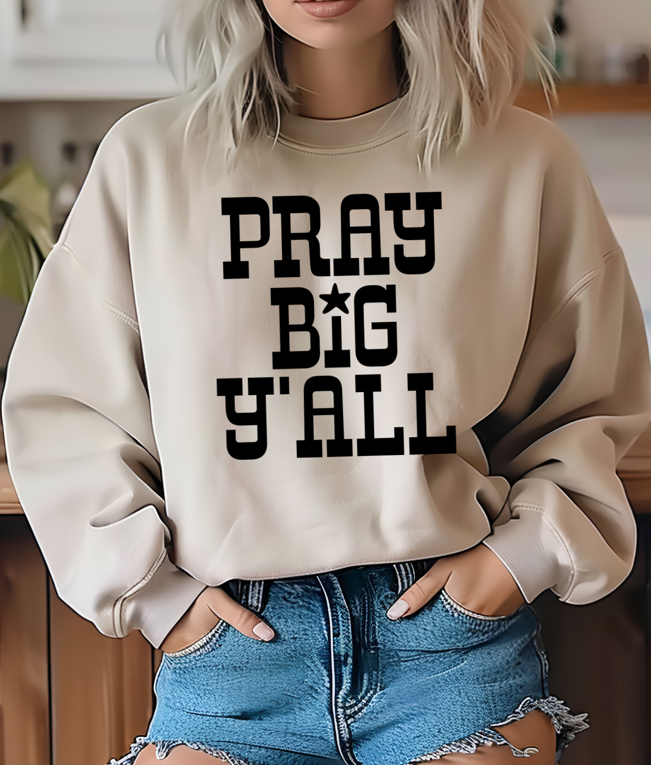 Pray Big Yall DTF Transfer