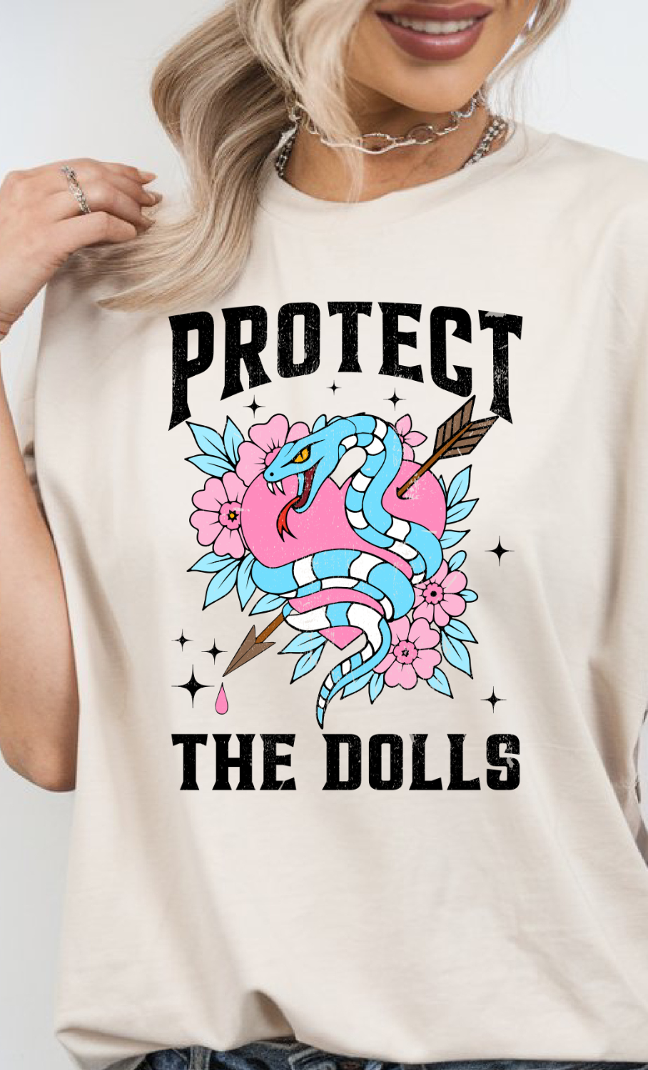 Protect the Dolls DTF Transfer