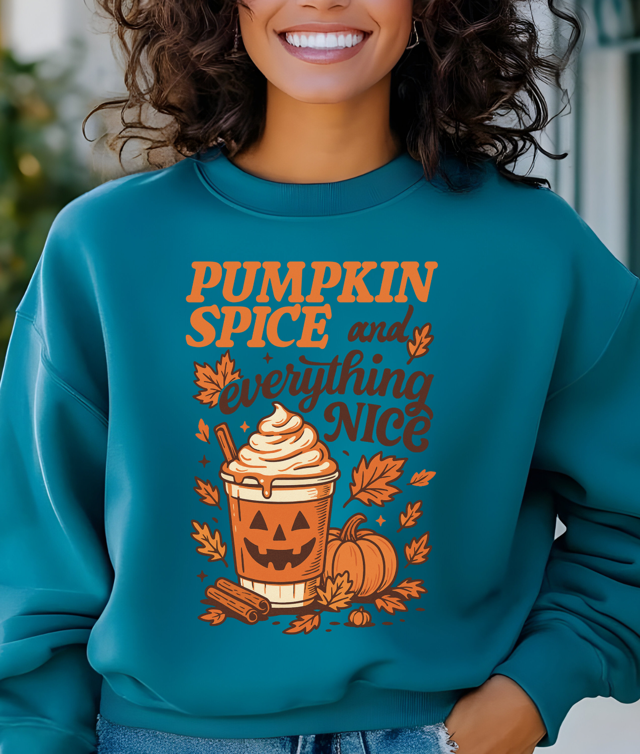 Pumpkin Spice and Everything Nice DTF Transfer