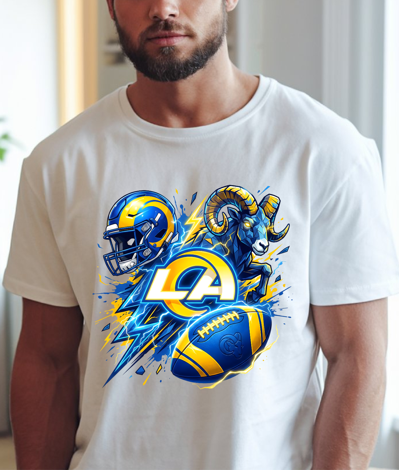 Rams DTF Transfer
