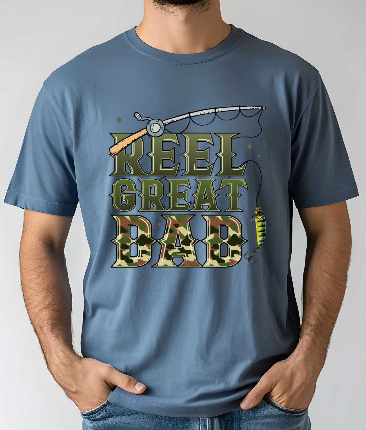 Reel Great Dad DTF Transfer