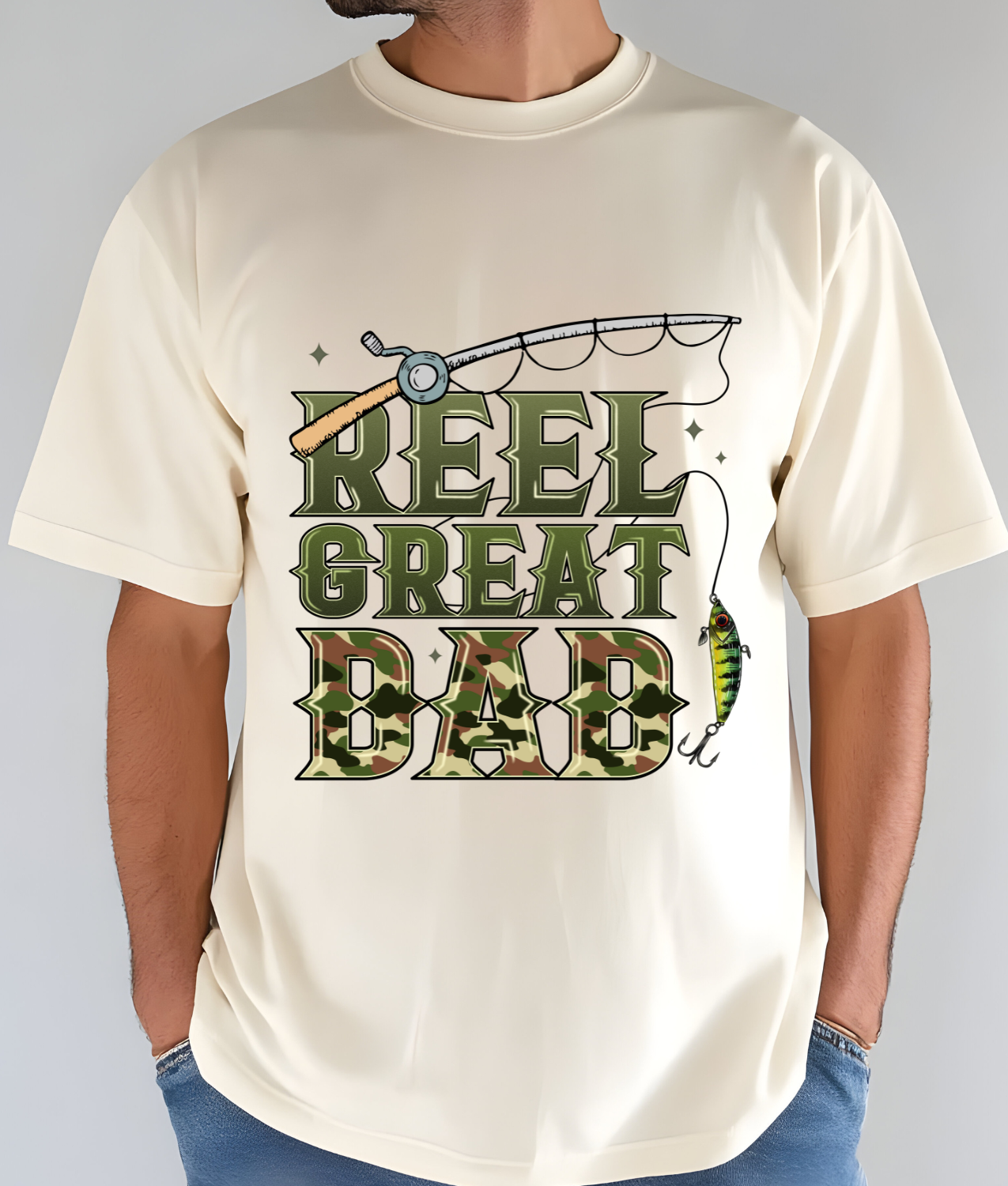 Reel Great Dad DTF Transfer