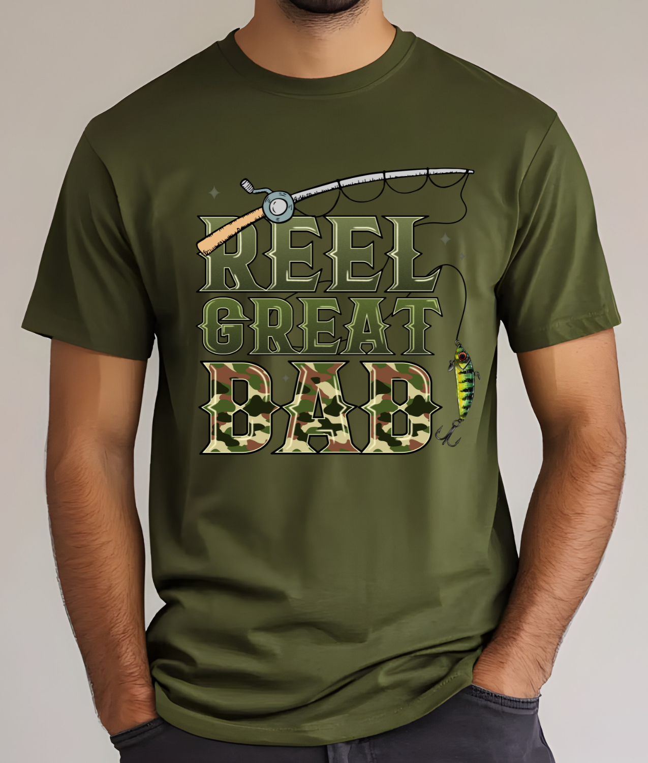Reel Great Dad DTF Transfer