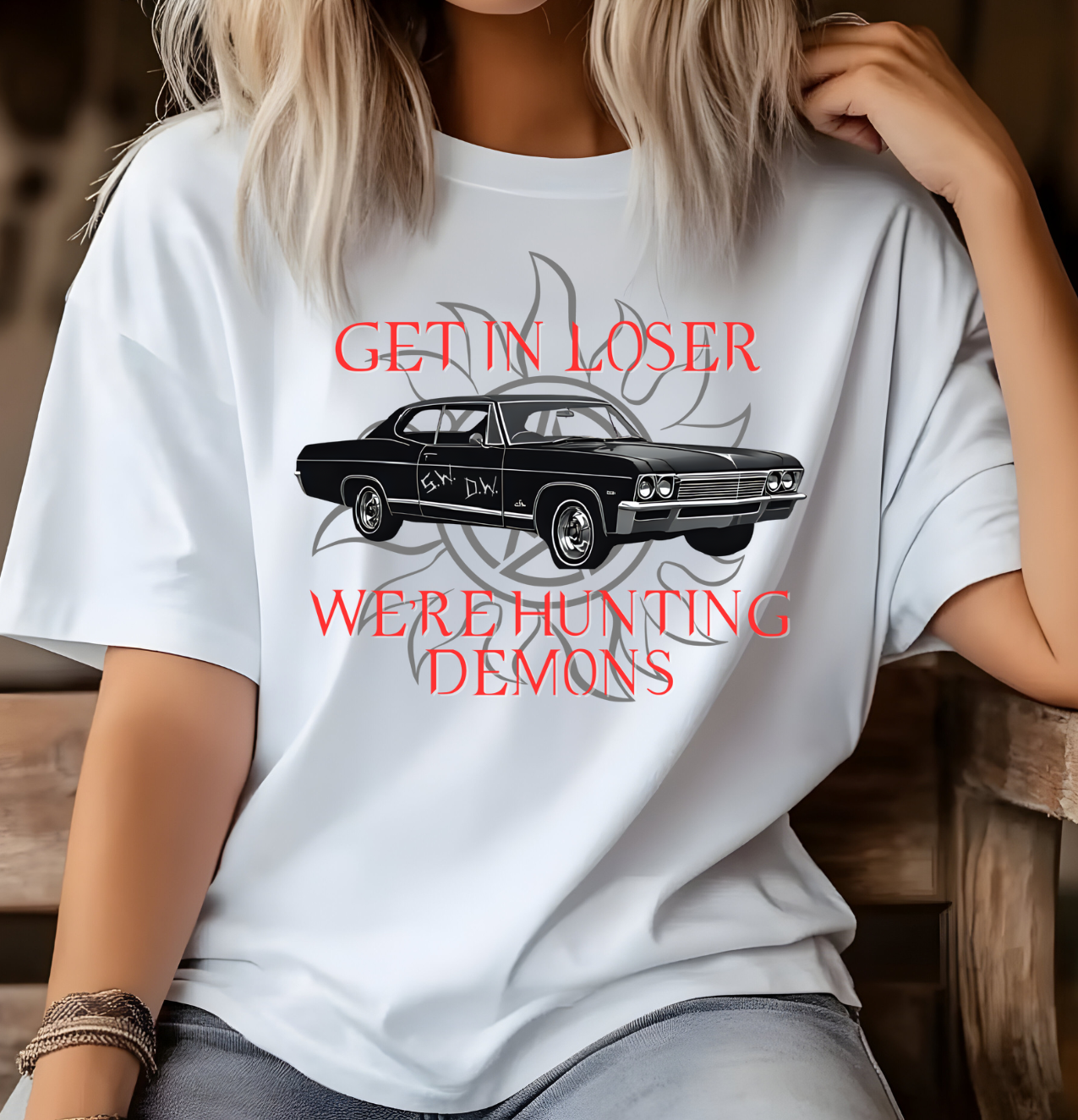 SPN Get in Loser DTF Transfer