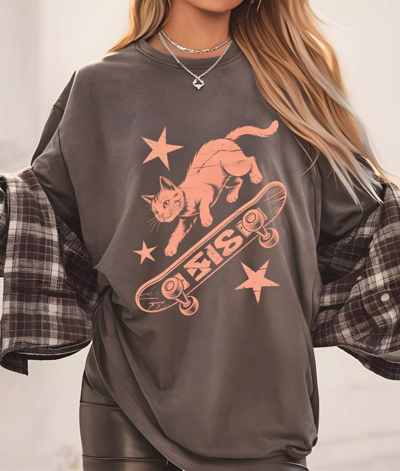 Sk8 Kitty DTF Transfer