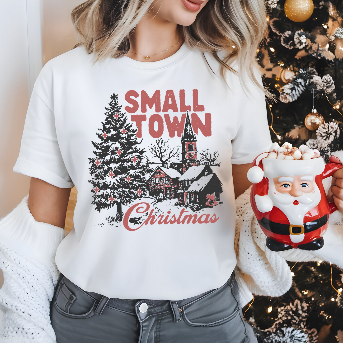 Small Town Christmas DTF
