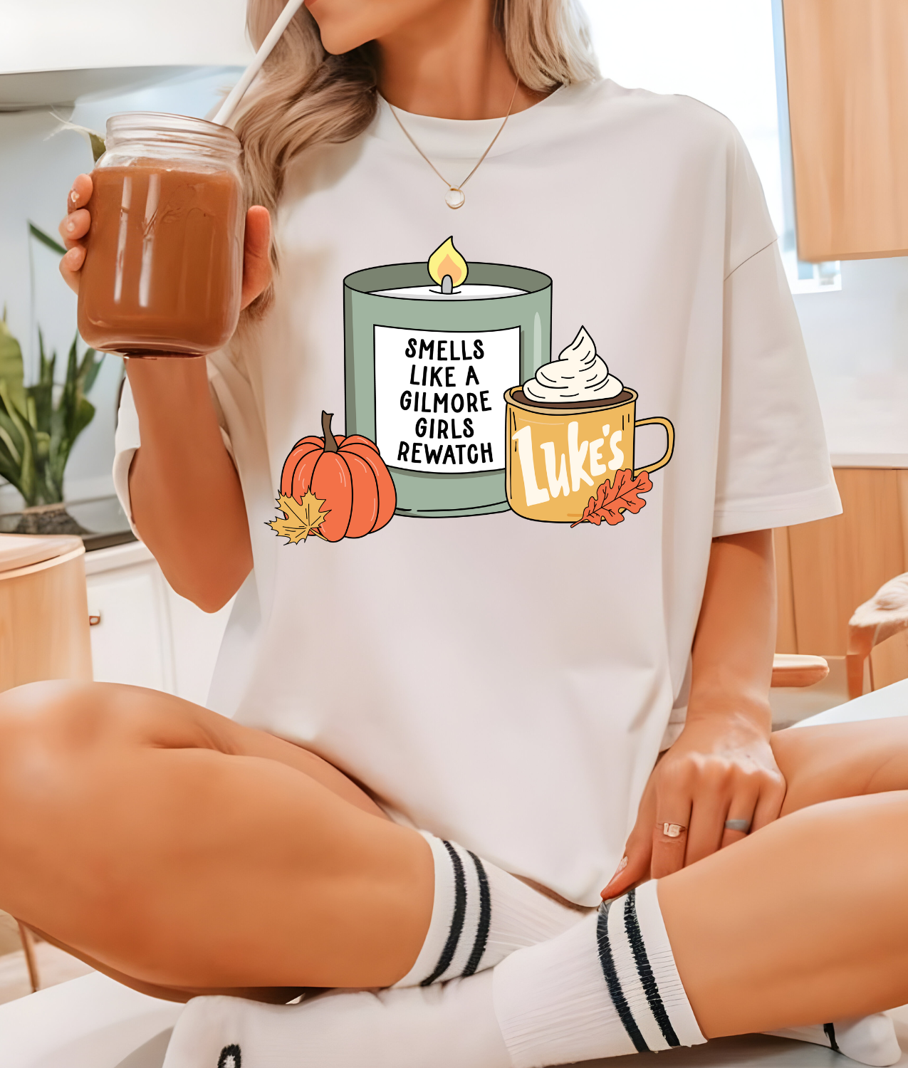 Smells Like a Gilmore Girls Rewatch DTF Transfer