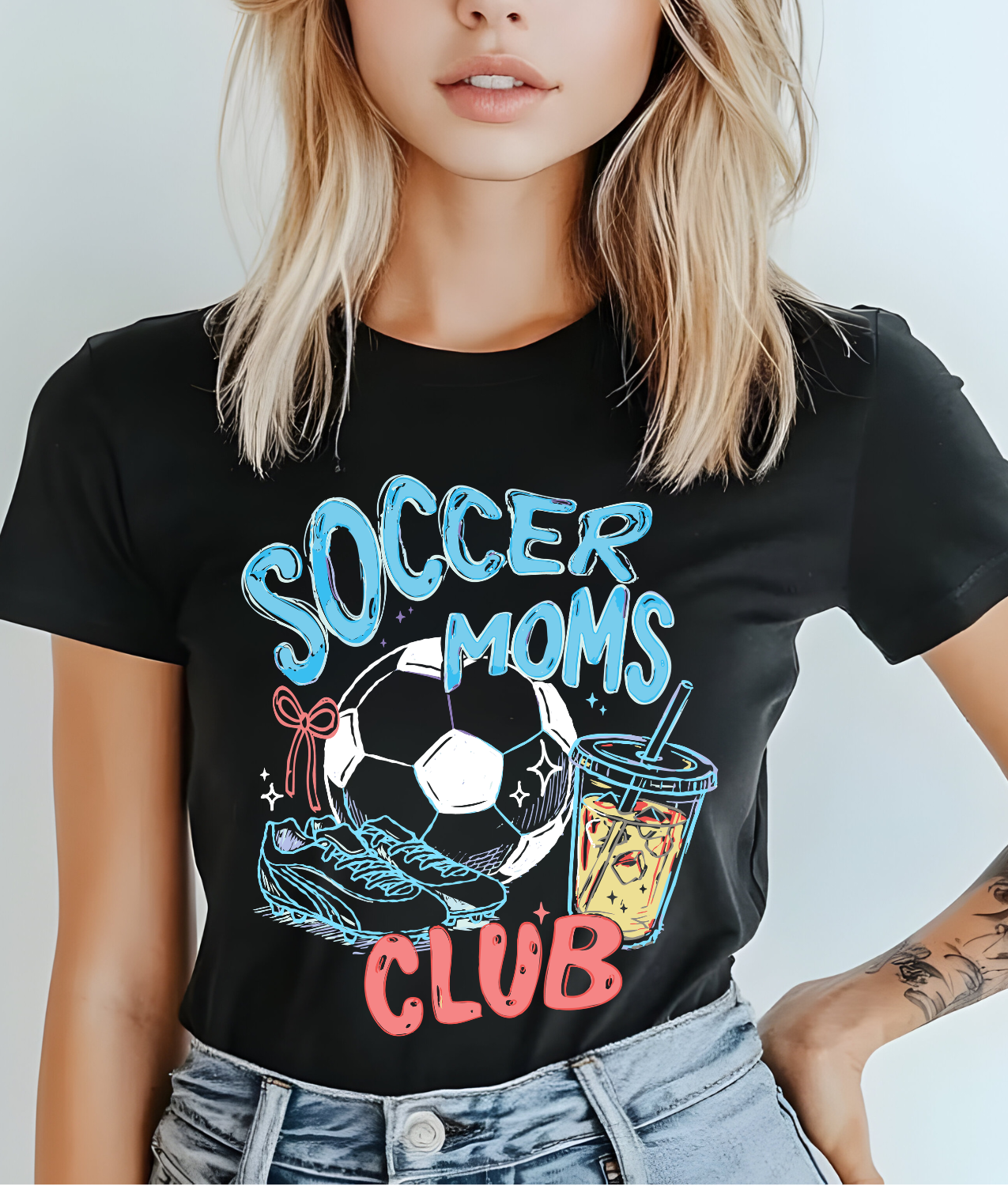 Soccer Moms Club DTF Transfer